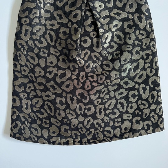 Gymboree Leopard Print Black & Gold Special Occasion Dress SZ 2T ✨ - Picture 3 of 7